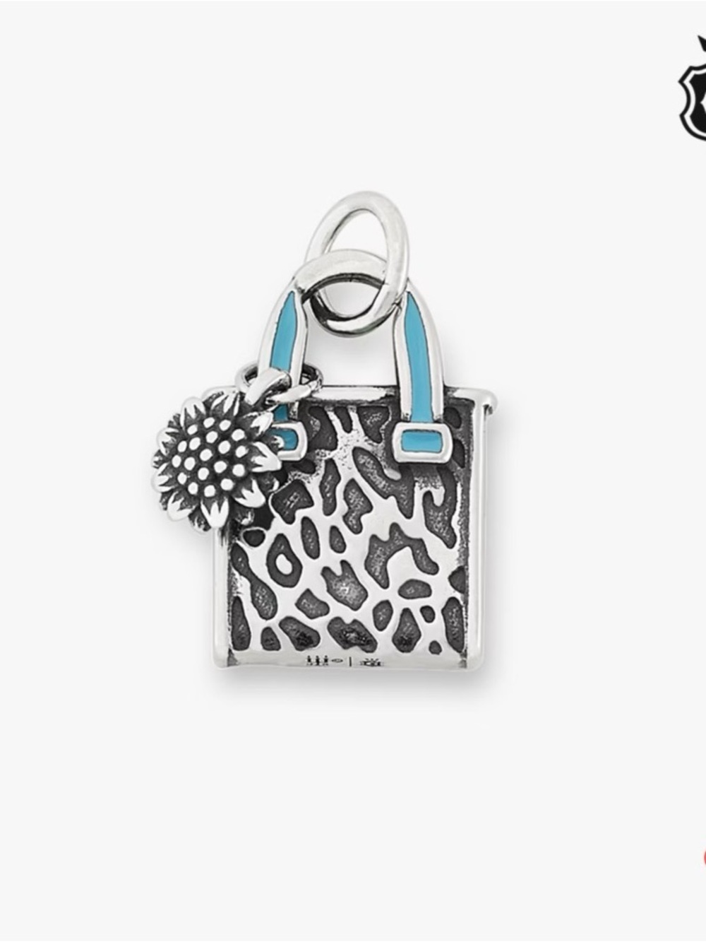 James Avery x Consuela Collab Sterling Silver Tote Charm - never worn, brand new
